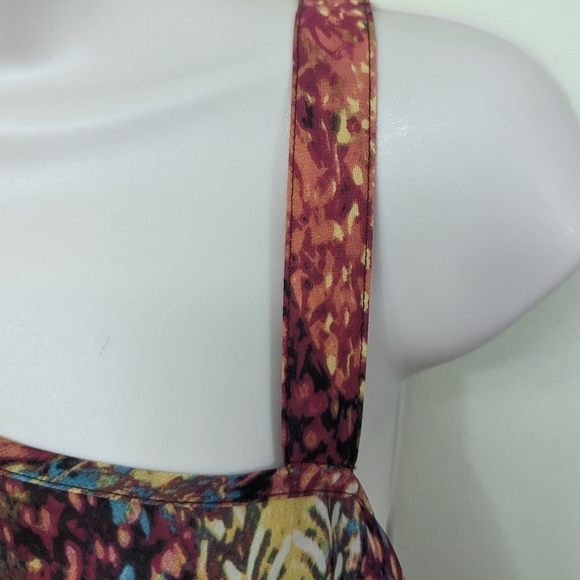 A.N.A Asymmetrical Patterned Peplum Top Sz 2X - Picture 6 of 14